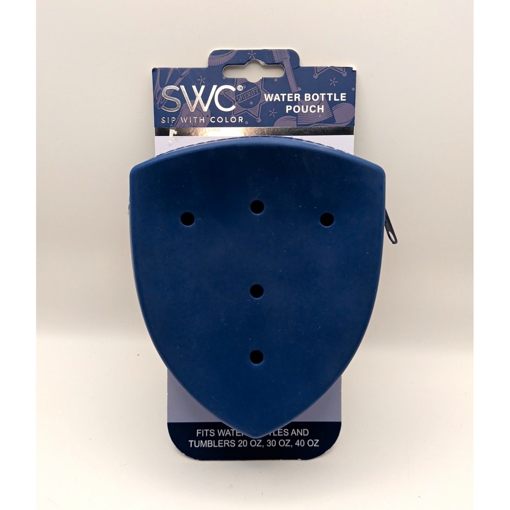 SWC Water Bottle Pouch, Blue, Fits 20/30/40 oz Bottles & Tumblers, WATXBTLB6 (A)